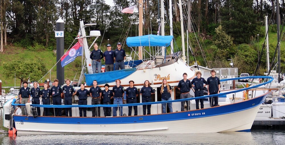 PCS Students Lead National Sea Scouts Flagship