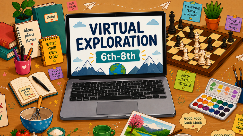 Virtual Exploration Classes (6th-8th) Image