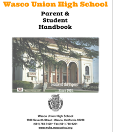 WUHS Parent/Student Handbook (W Book)
