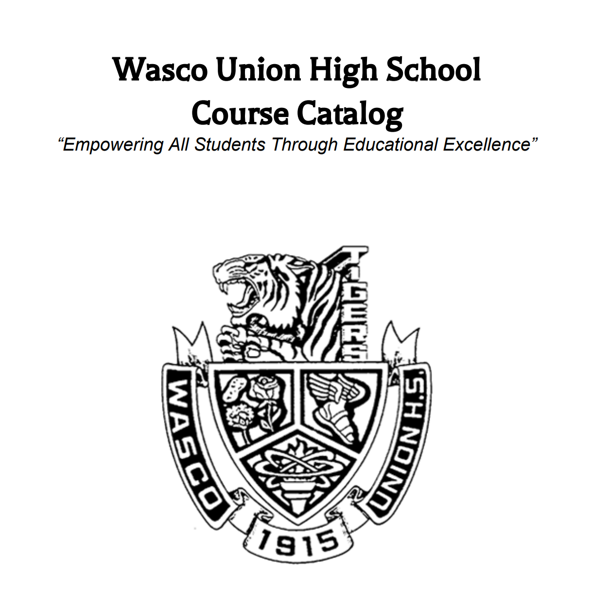 WUHS Course Catalog