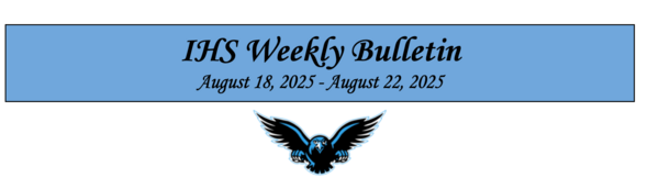 IHS Weekly Bulletin | August 18 - 22, 2025