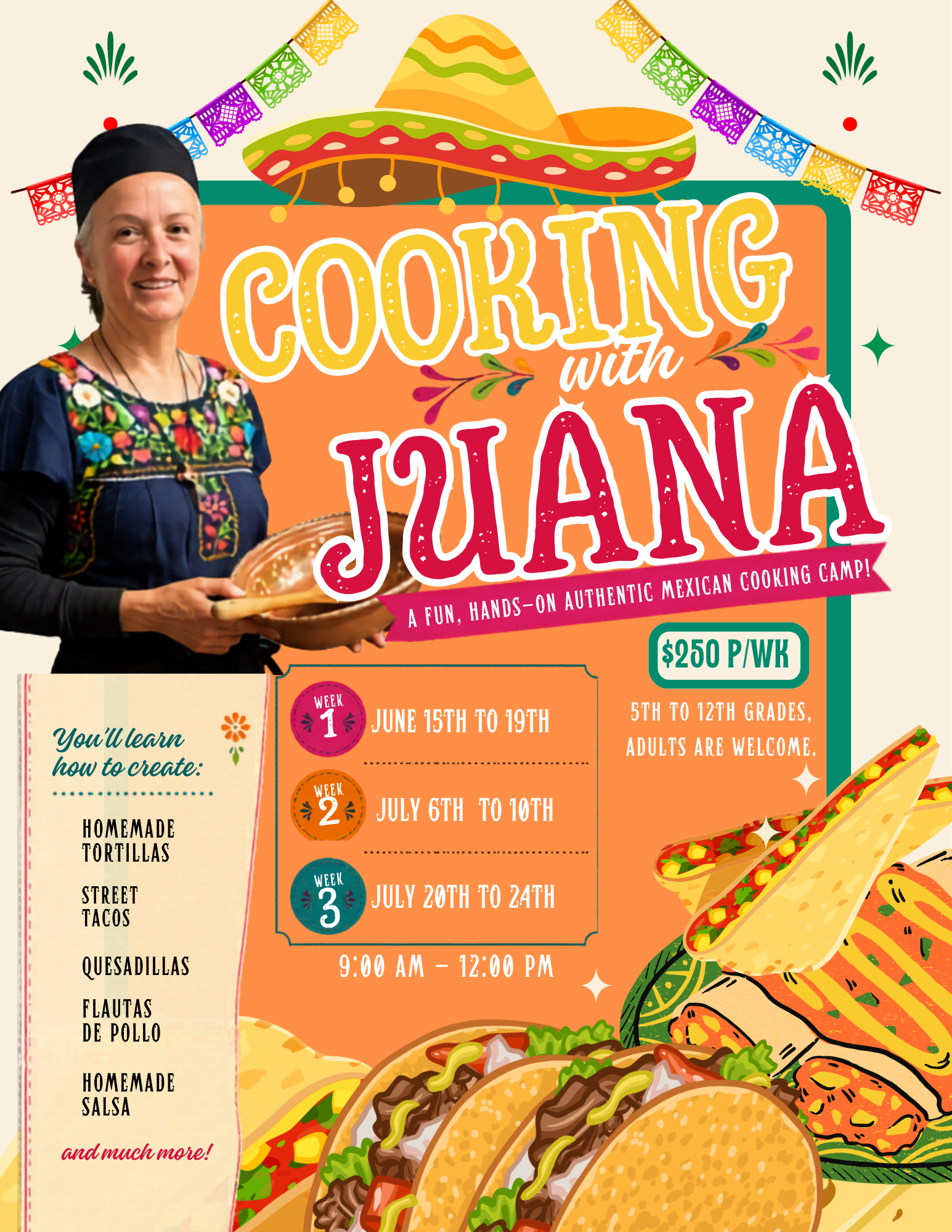 Cooking with Juana