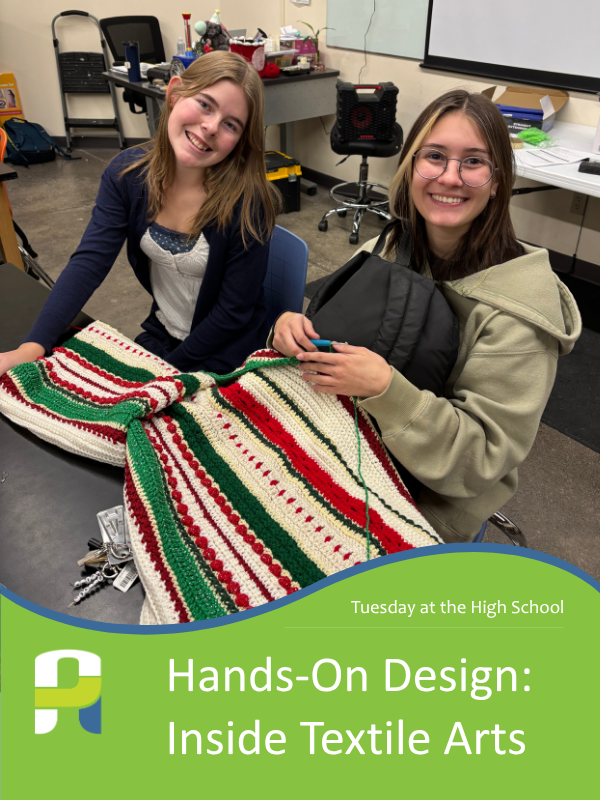 Tuesday at the High School: Hands-On Design in Textile Arts