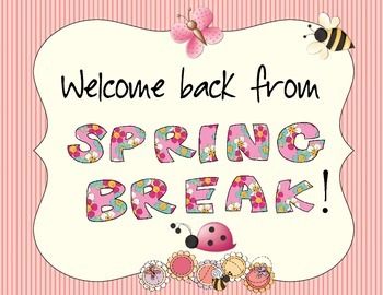 School Resumes ~ Tuesday, April 14 ~ 12:00pm Dismissal