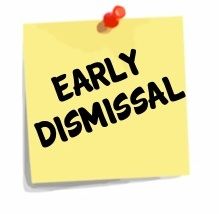 12:00pm Dismissal ~ Monday, April 27th