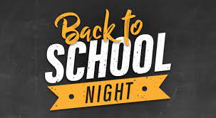 Junior High Back to School Night ~ Wednesday, August 26 at 5:30pm