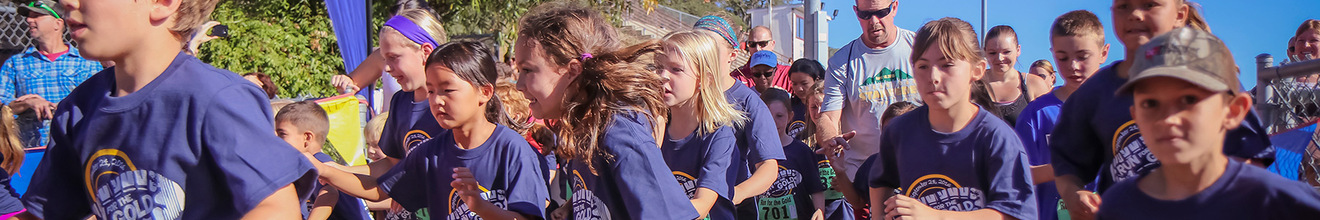 students running