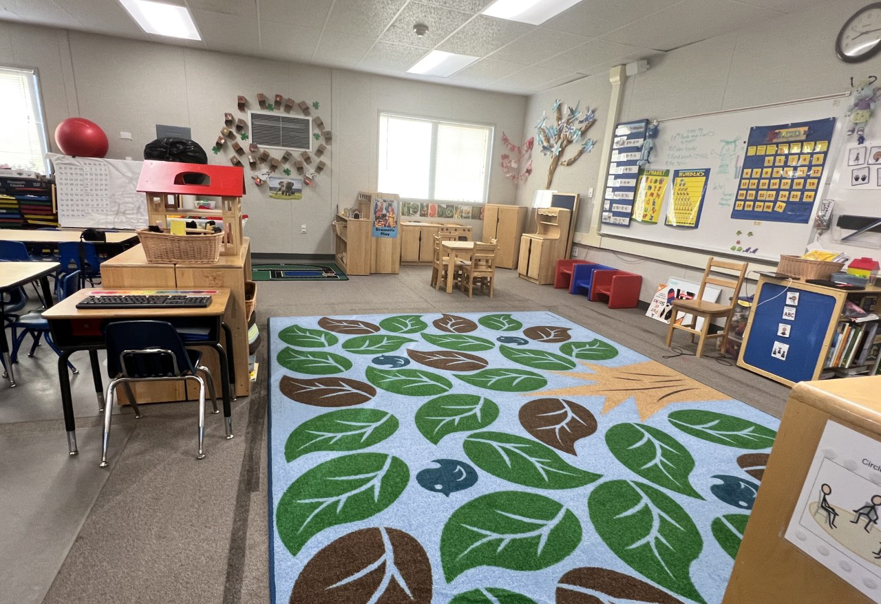 Brooks inclusion preschool classroom area