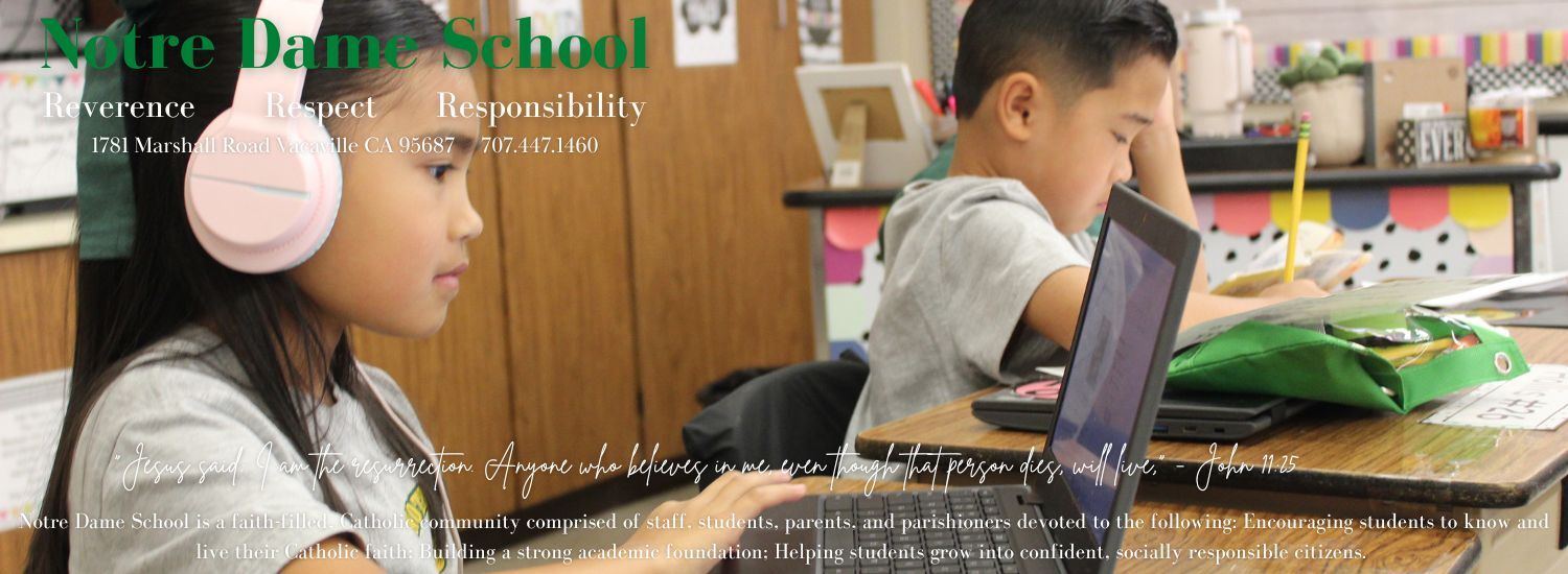 Header 4 image for Notre Dame School