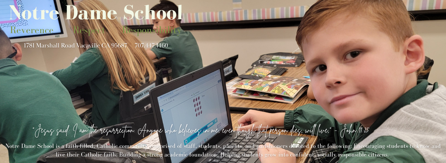 Header 1 image for Notre Dame School