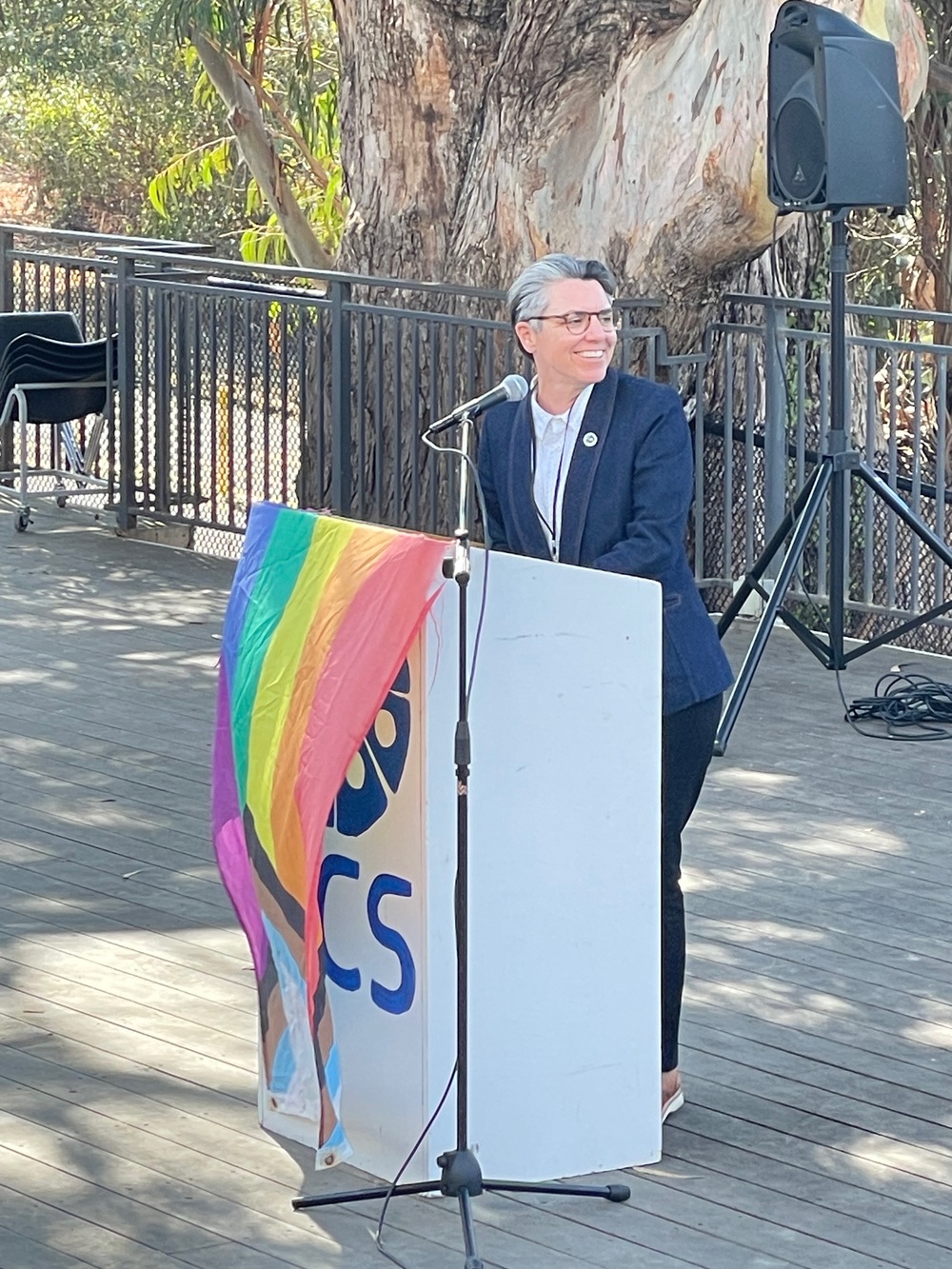 Supervisor Martinez Speaks at Fall Fabu