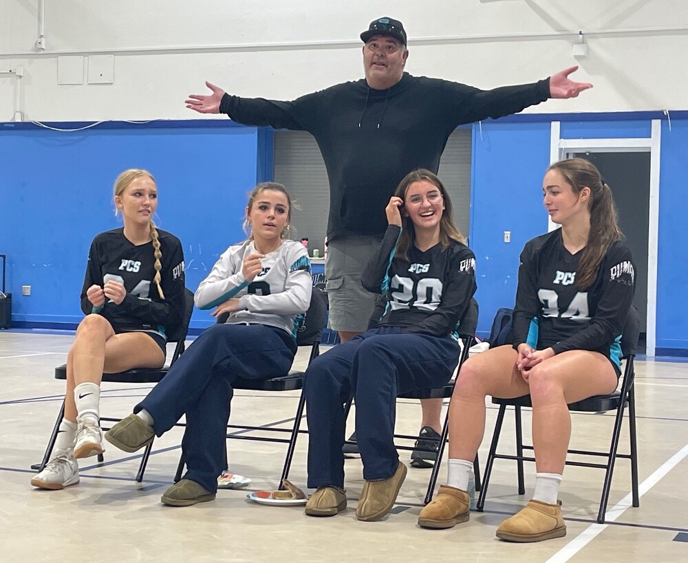 Pumas win at Girls' Volleyball Senior Night