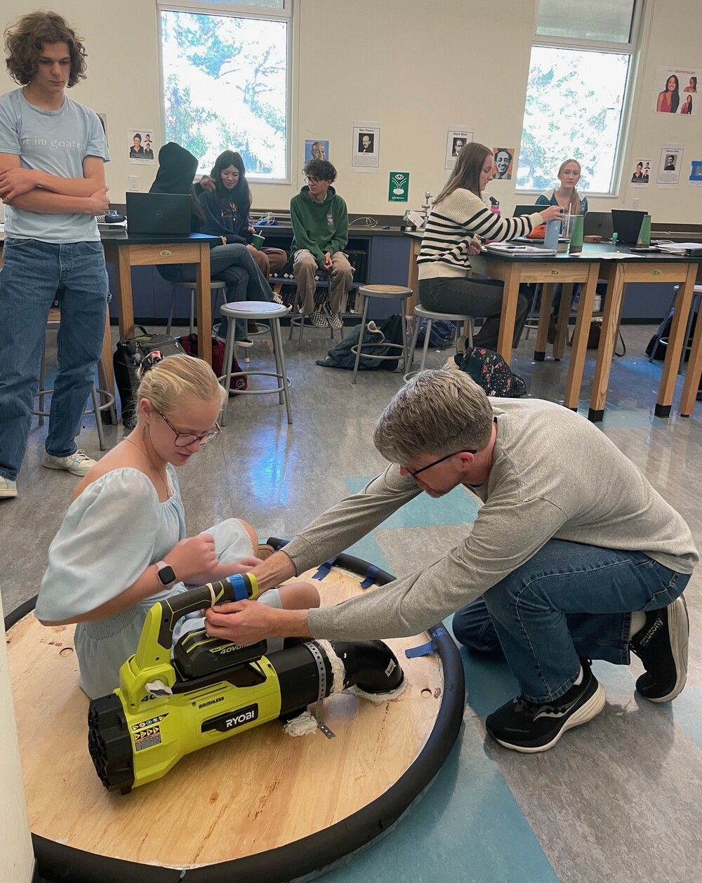 Hands-On Learning Takes Flight: Physics Comes Alive with Hovercrafts