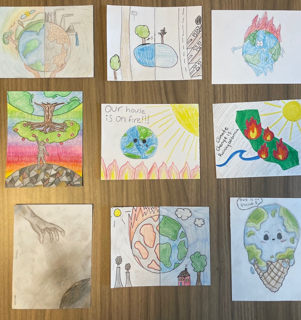 Student Postcards Urge Action on Climate Change