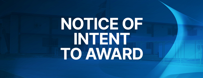 Notice of Intent to Award