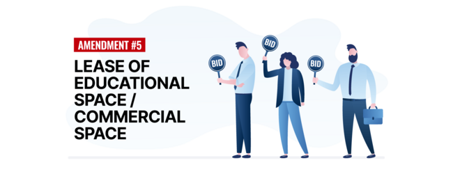 Amendment #5 – LEASE OF EDUCATIONAL SPACE / COMMERCIAL SPACE