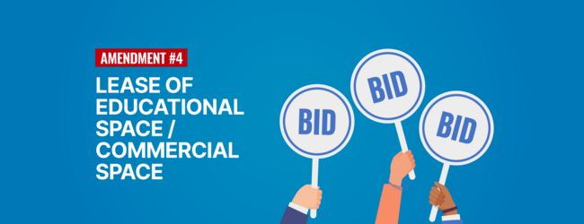 Amendment #4 – LEASE OF EDUCATIONAL SPACE / COMMERCIAL SPACE