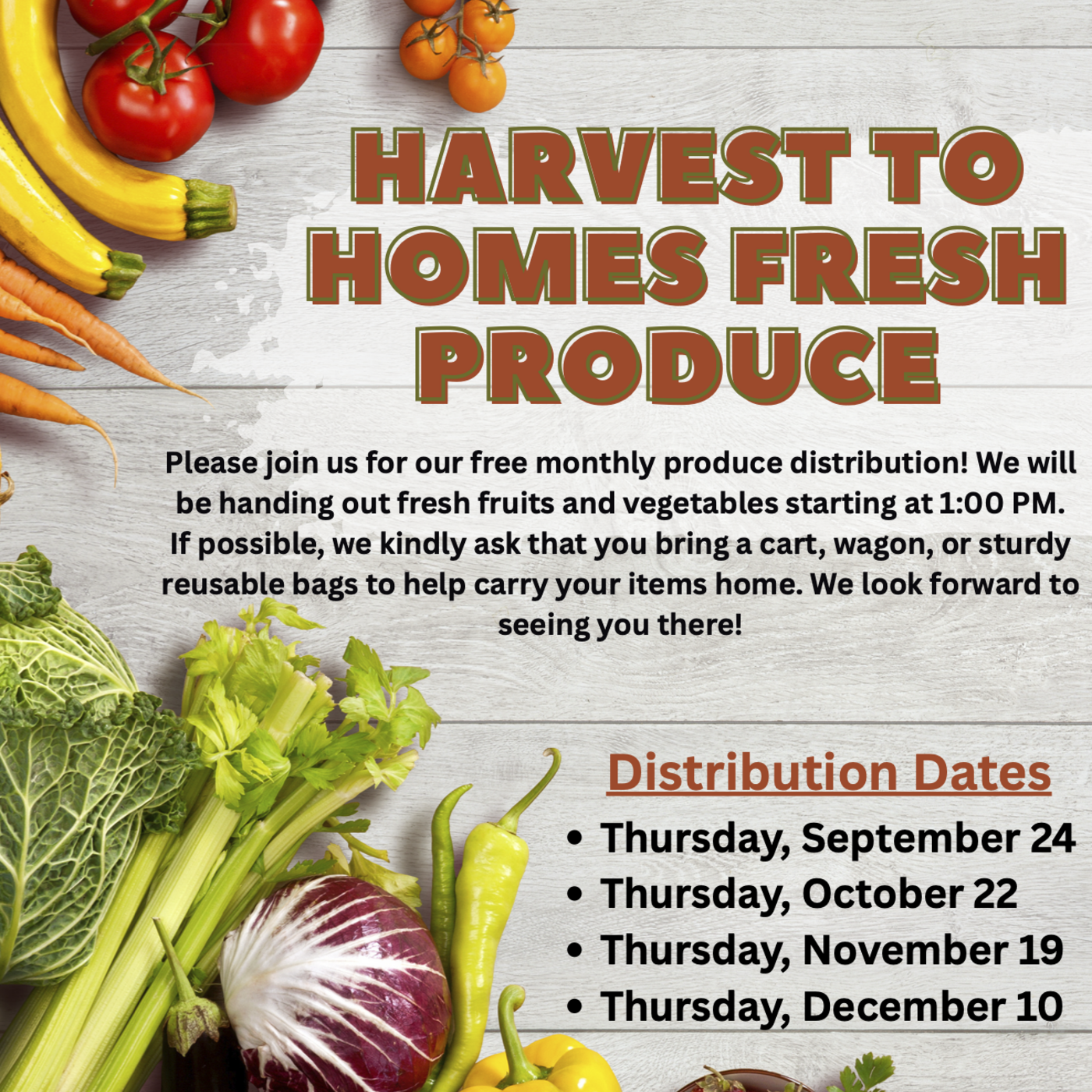 Harvest to Home Fresh Produce image for MSTA School